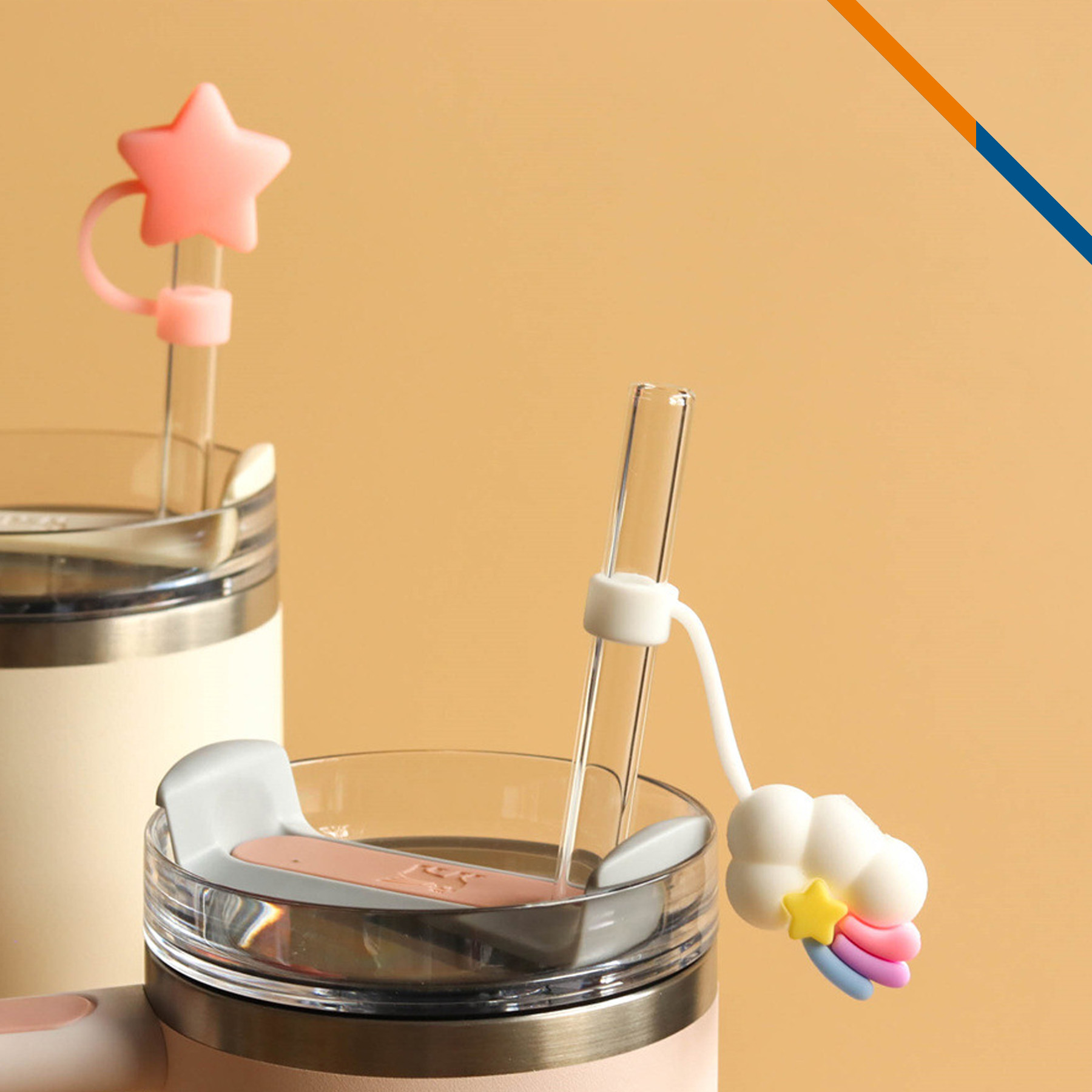 Nipfit 3D Custom Shape PVC Straw Topper 6