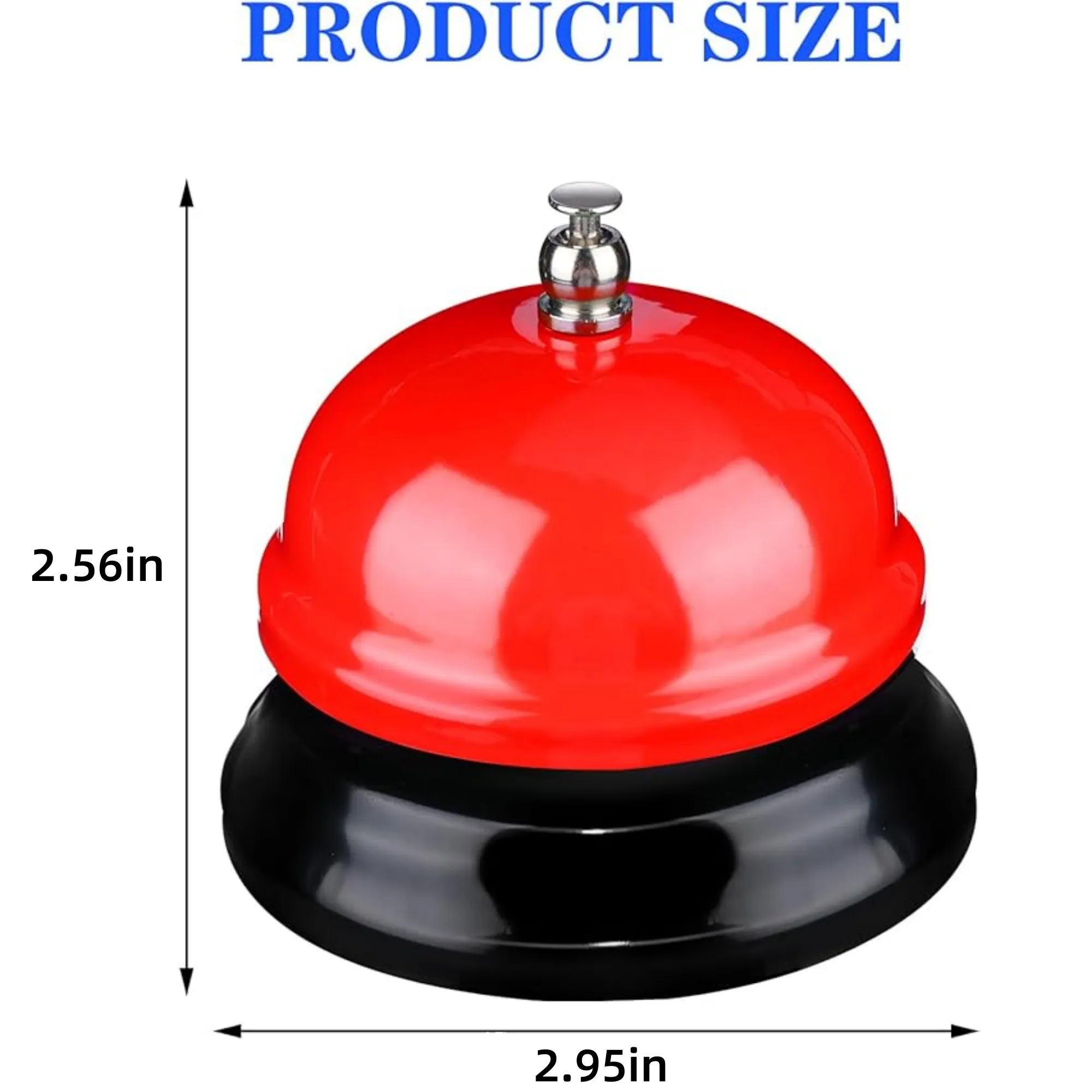 Game Call Colorful Metal Ring Bell 6
