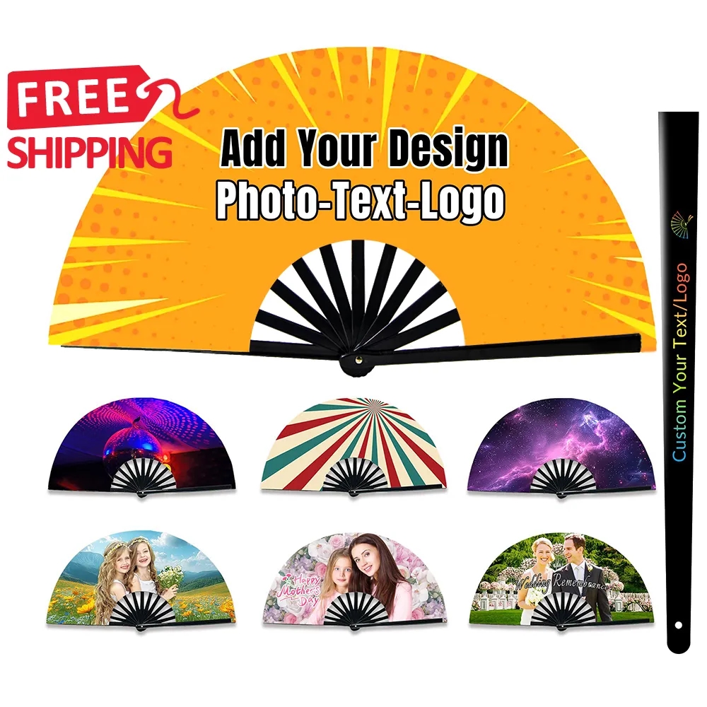 Personalized Boot On The Ground Folding Fan For Line Dancing 8