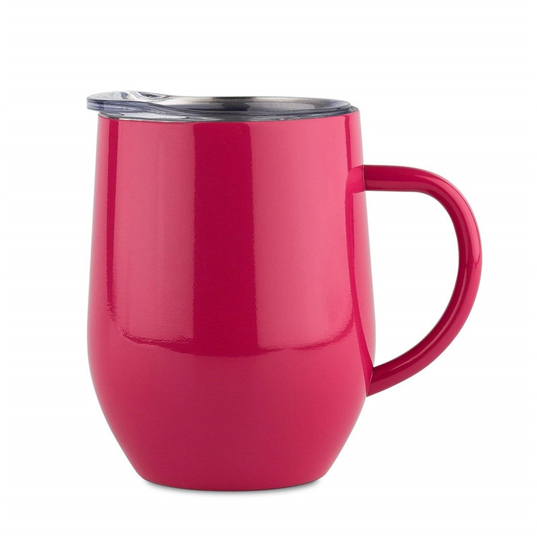 12oz Stainless Steel Mug with Lid and Handle 16