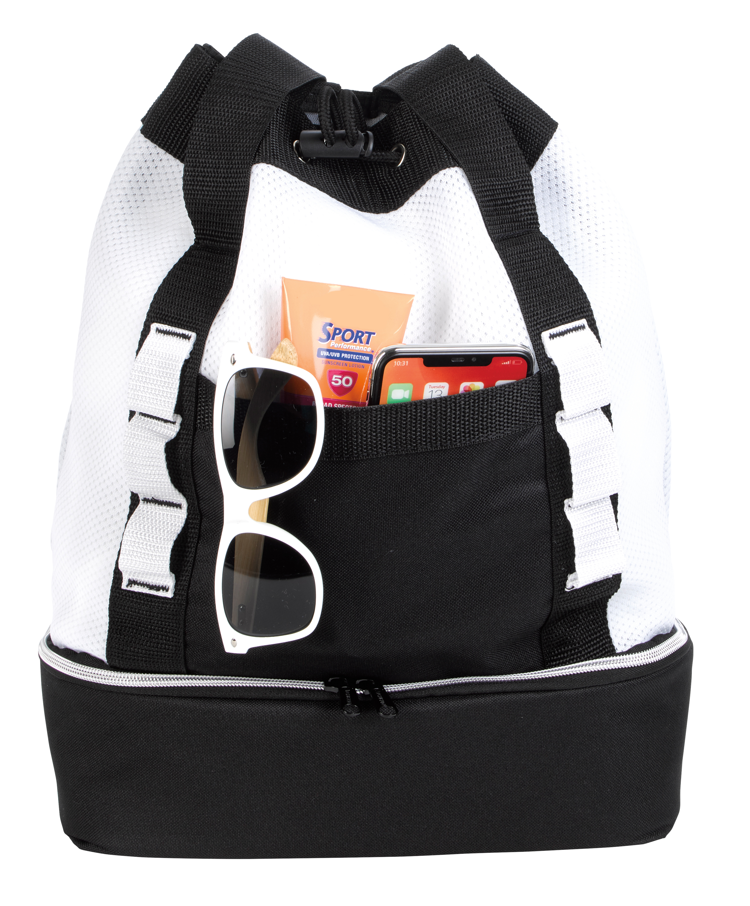 Atchison® Brightwater Dual-Compartment Tote-Pack Cooler 14