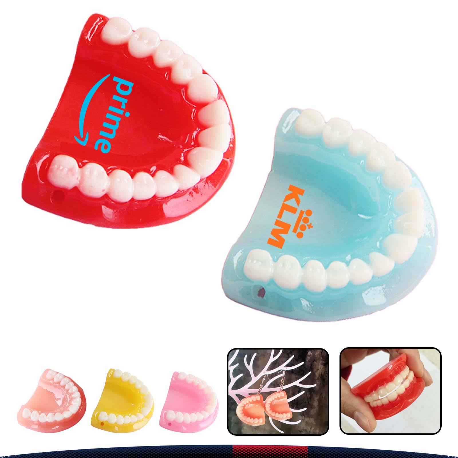 Simulated Resin Tooth Pendant 5