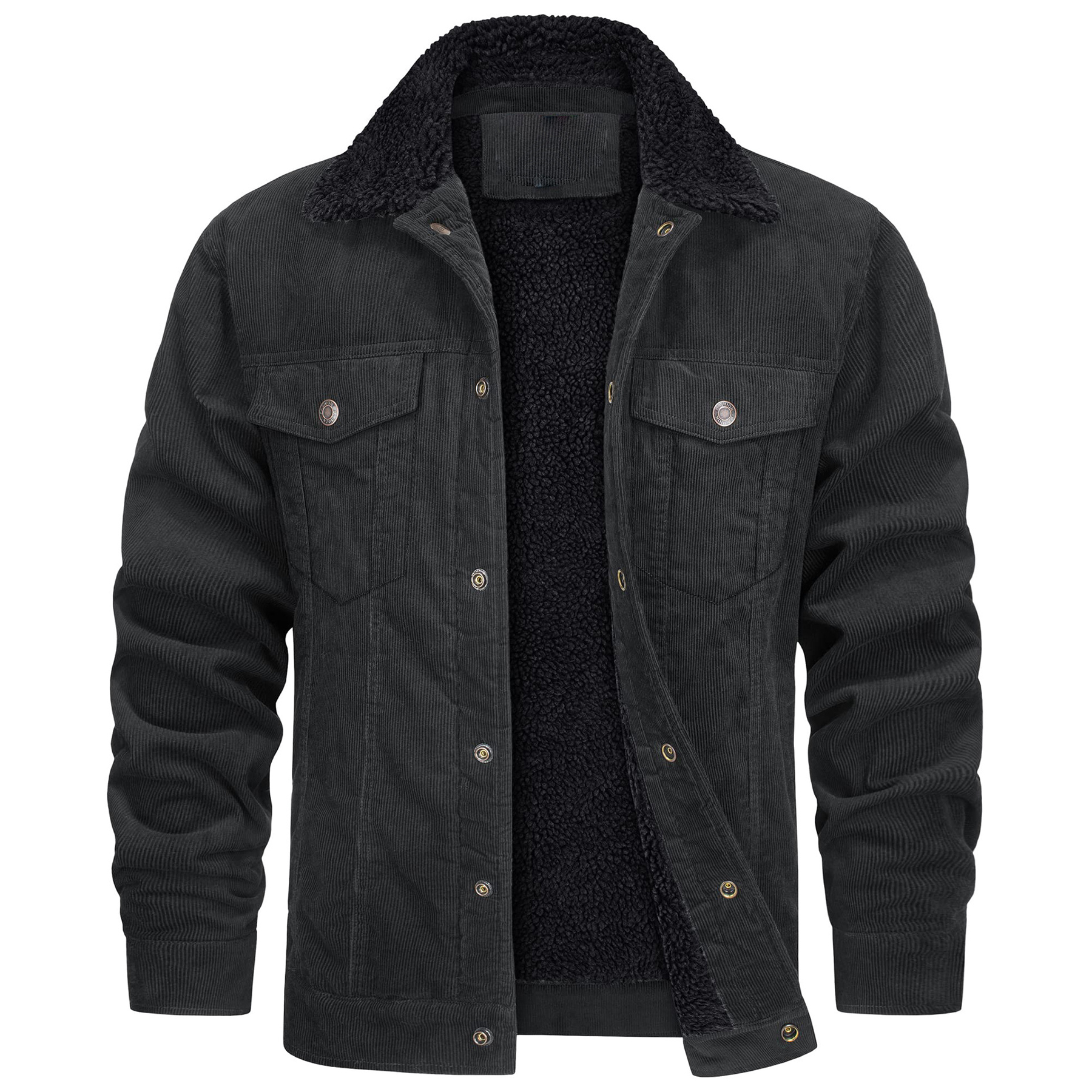 Men's Corduroy Lapel Jacket 10
