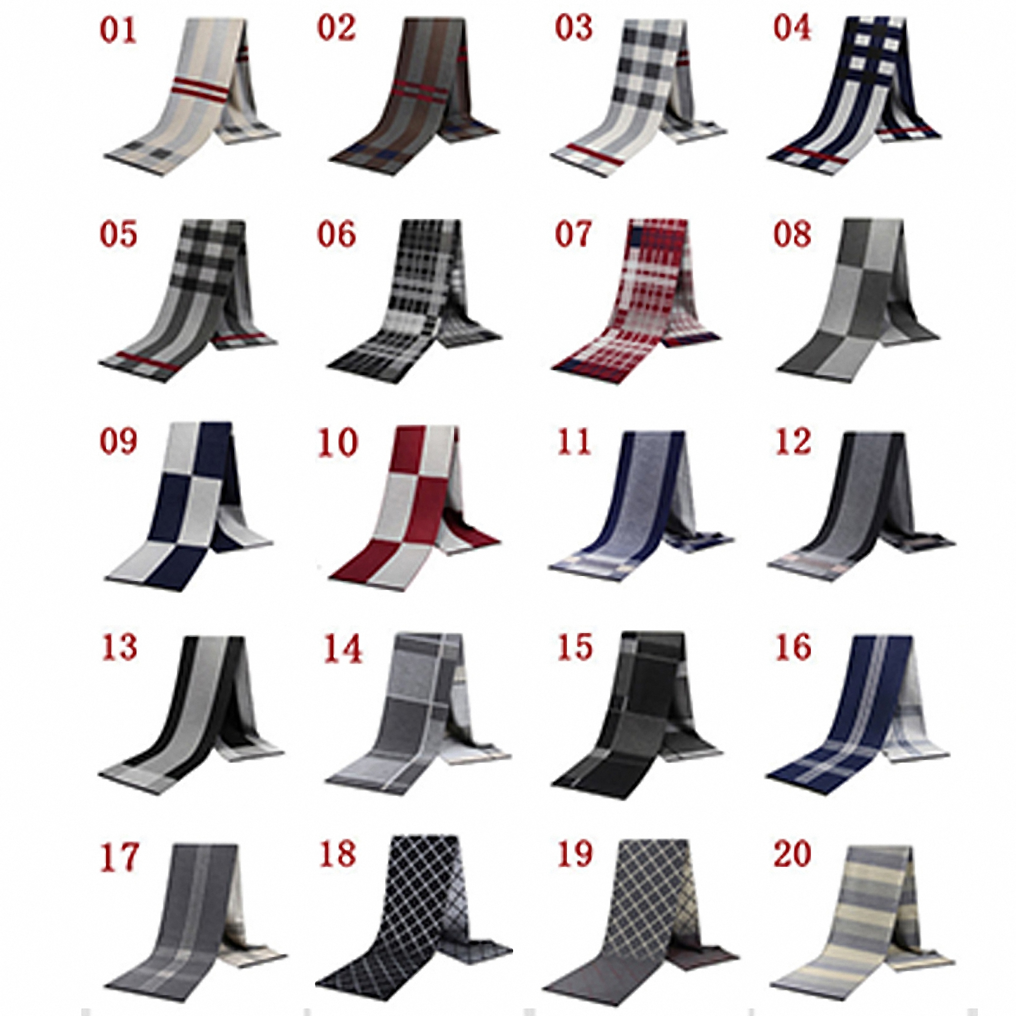 Men's Warm Winter Scarf 2