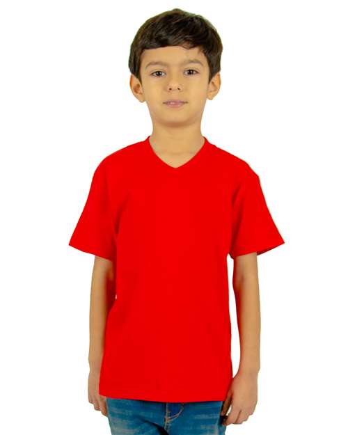 Youth V-Neck Tee - SHVEEY 47