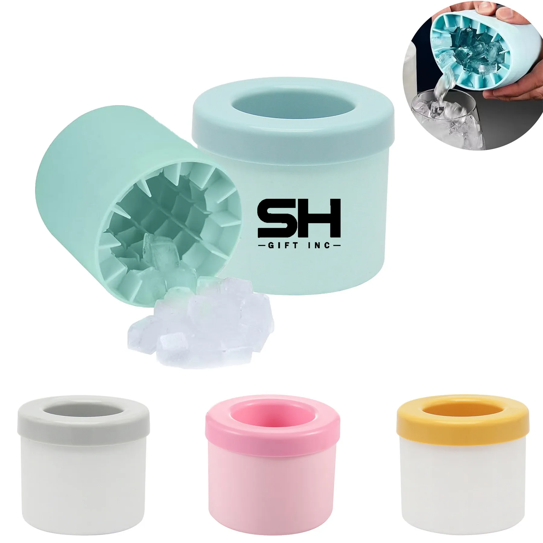 Cylinder Ice Cube Mold 2