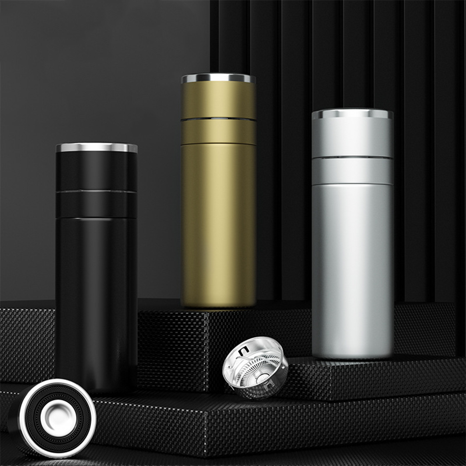 One-Click Fast Opening Stainless Steel Bottle 2