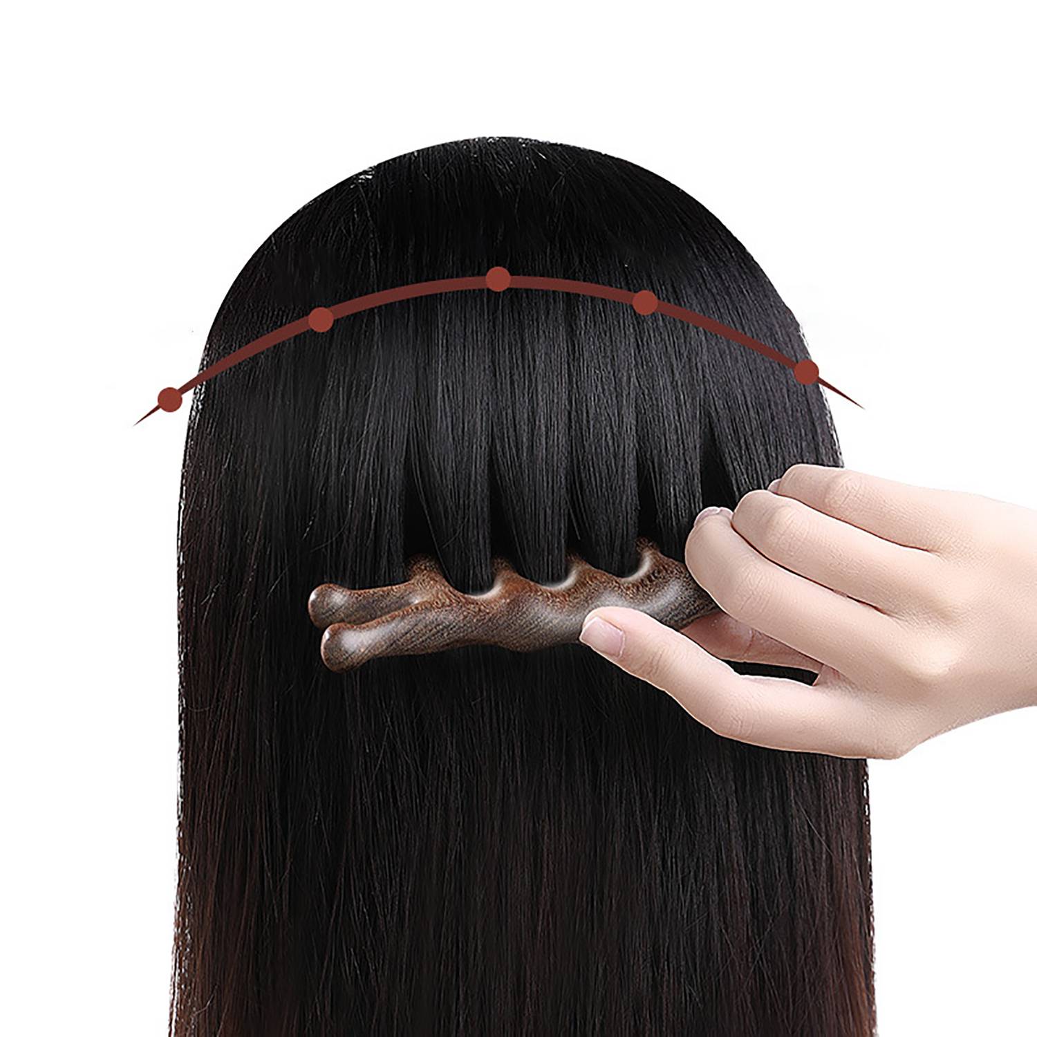 Two in One Massage Comb & Hair Brush 2