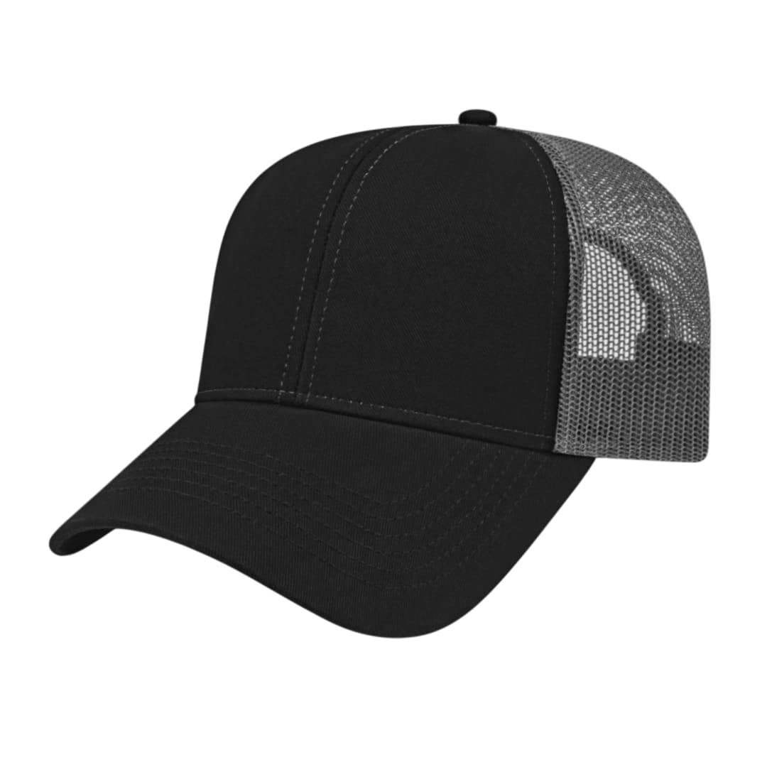 Cap America Two-Tone Trucker Mesh Back Cap 317