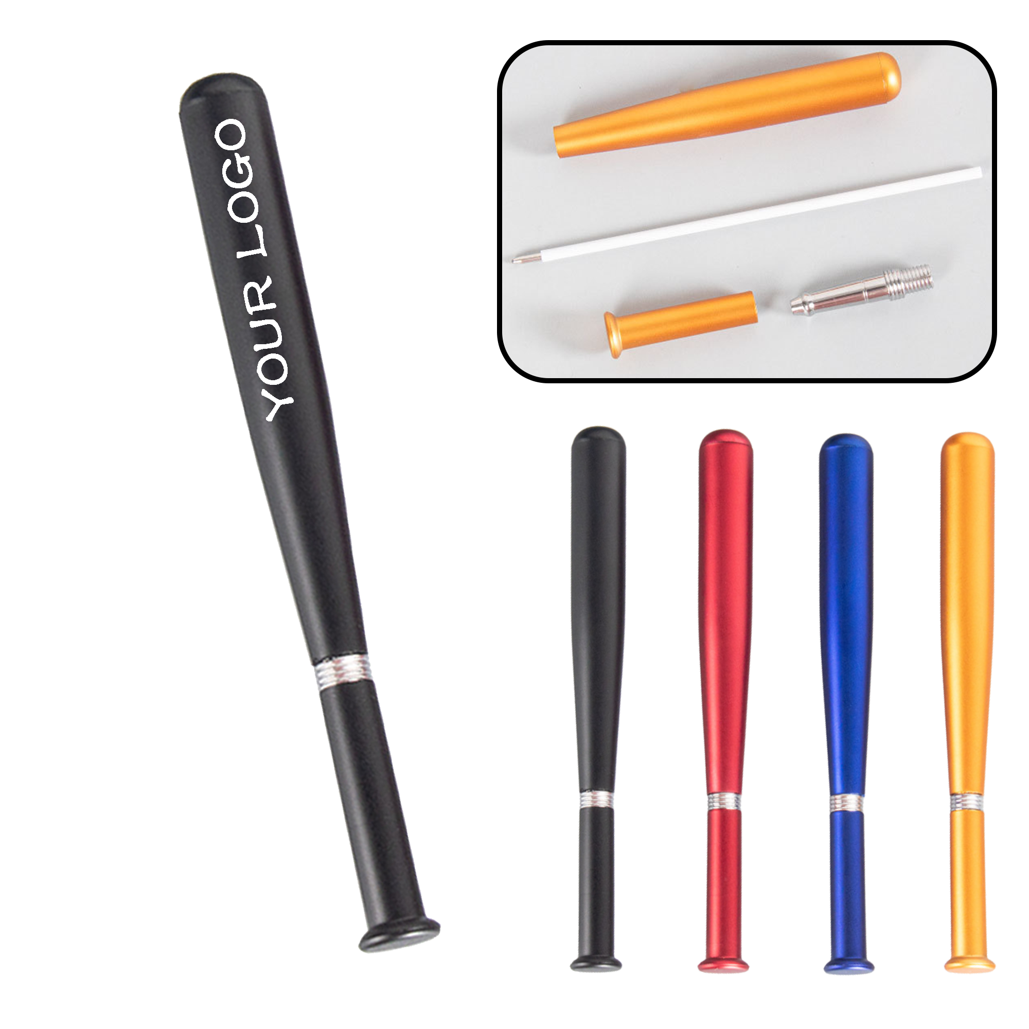 MOQ 20 PCS Promotional Baseball Ballpoint Pens 1