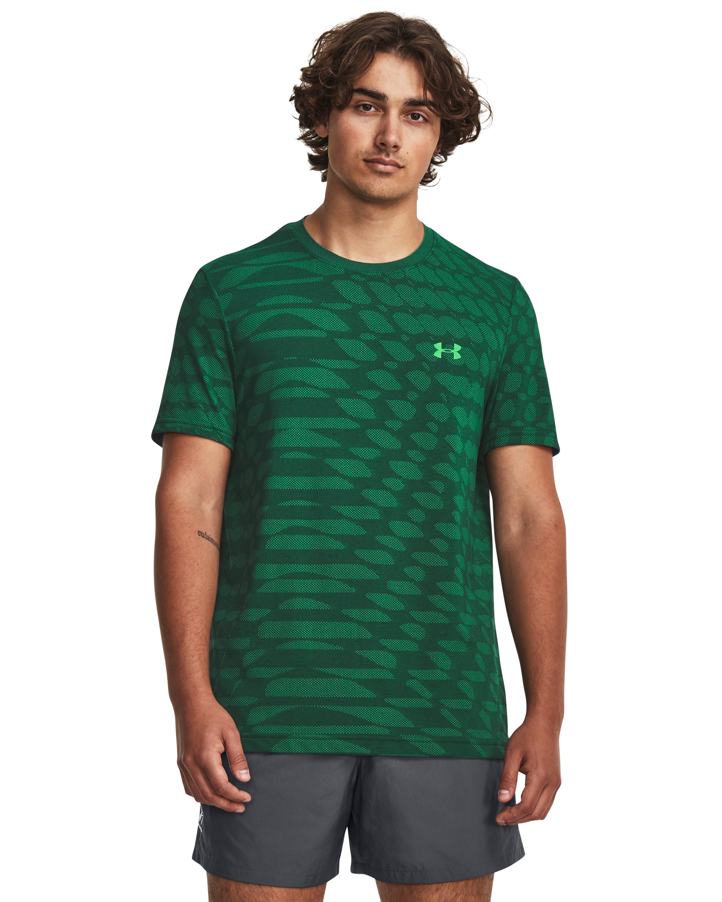 UA Seamless Ripple Men's Short Sleeve 2