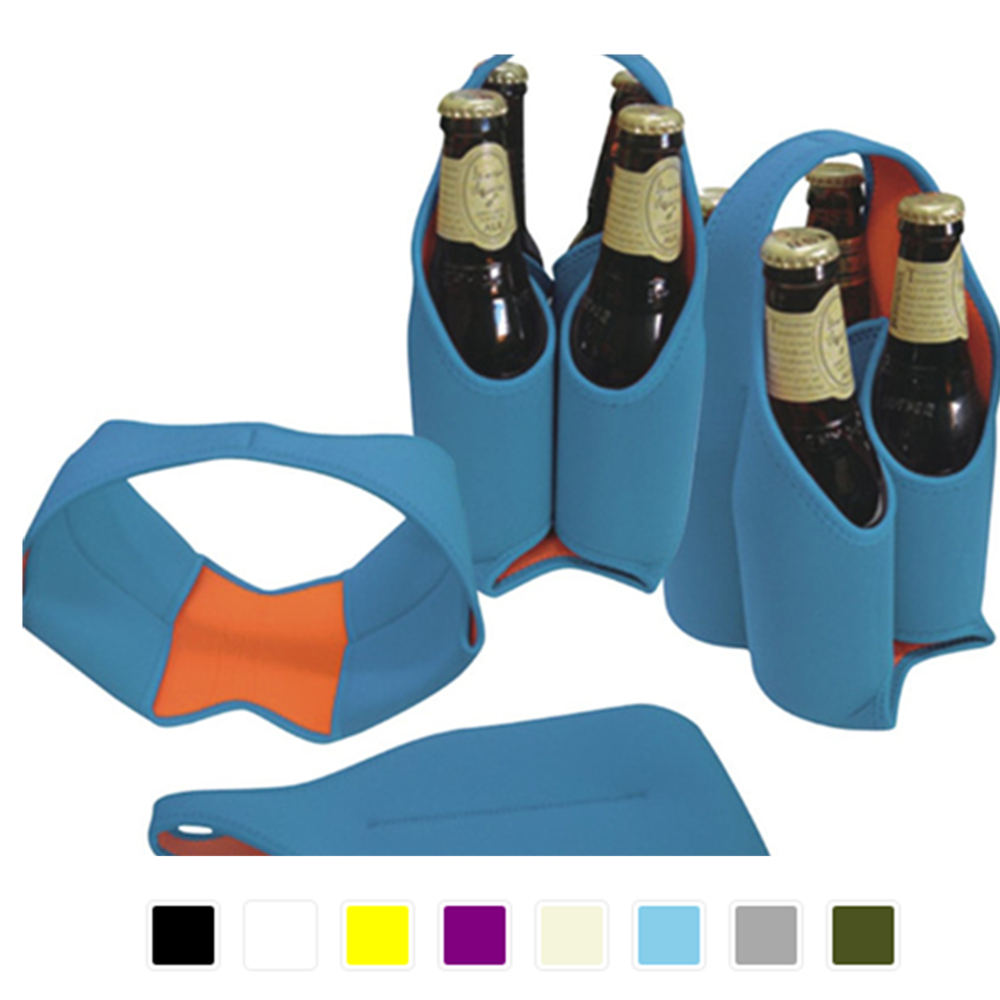 4-Pack Neoprene Win Bottle Holder Tote Bag 2