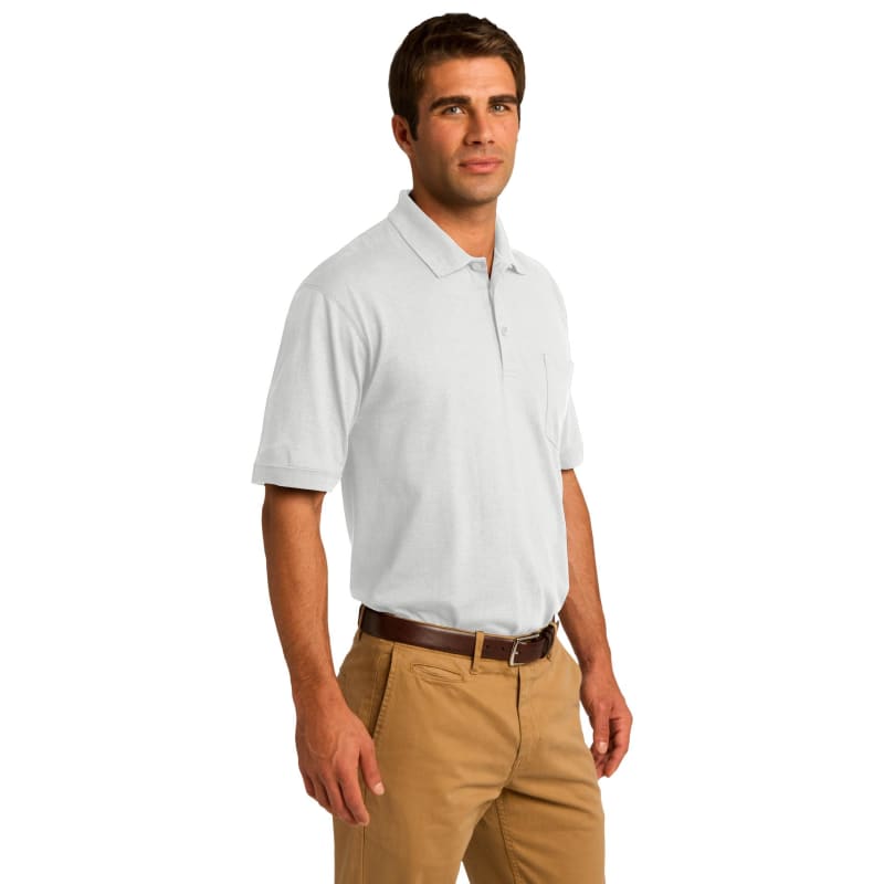 Port & Company Core Blend Jersey Knit Pocket Polo. 22