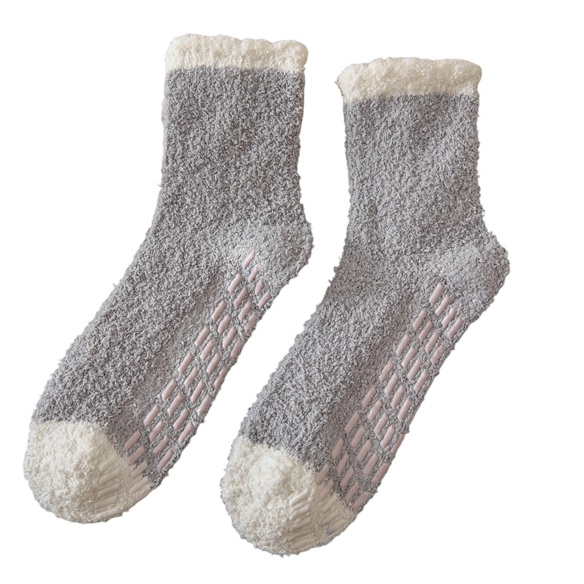Polyester Non Slip Winter Sock Thickened Warm Grip Design 5