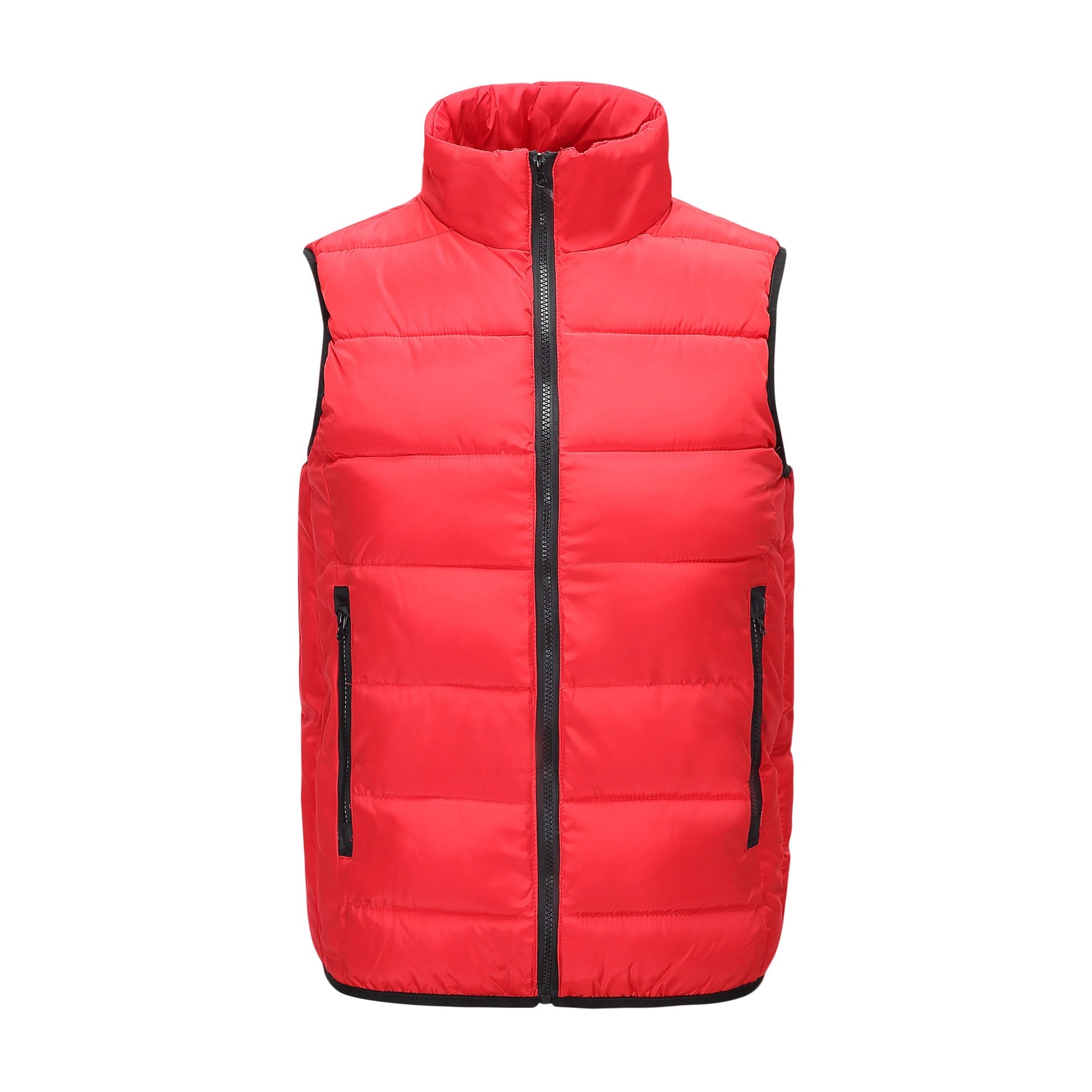 Stand Collar Cotton Vest 5