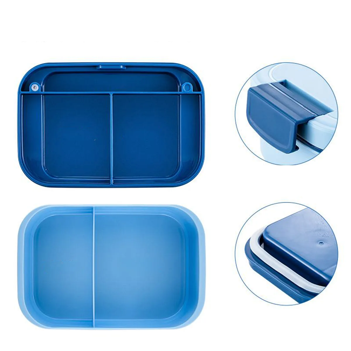 Portable Safe Fresh-Keeping Storage Double-Layer Lunch Box 1