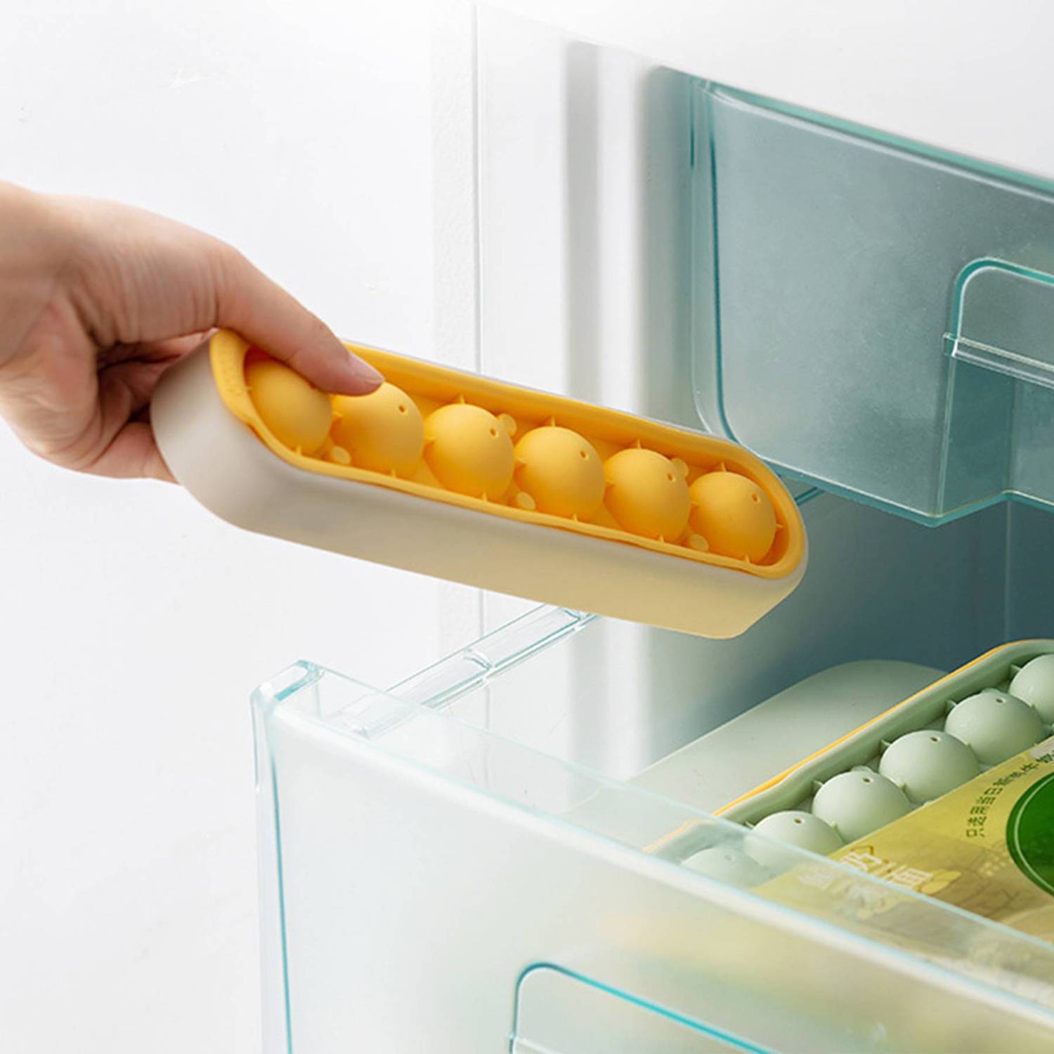 Food Grade 6-Cavity Ice Ball Mold 6