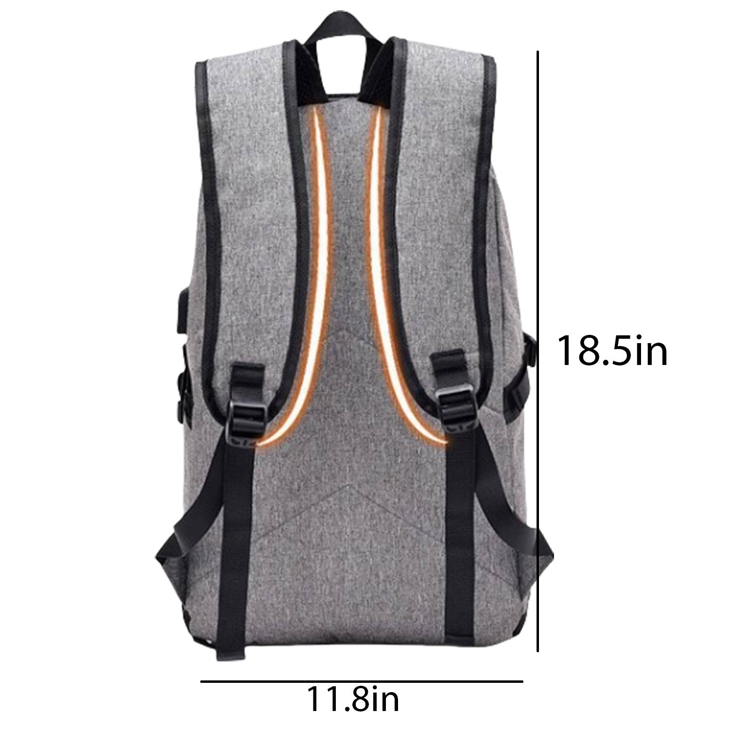 Large Capacity Laptop Business Travel Anti Theft Backpack 2