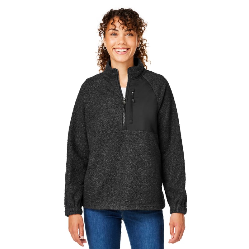 North End Ladies' Aura Sweater Fleece Quarter-Zip 13