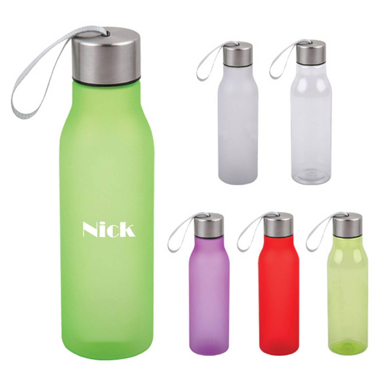 20 OZ Sling Plastic Mug Simple Portable Frosted 1