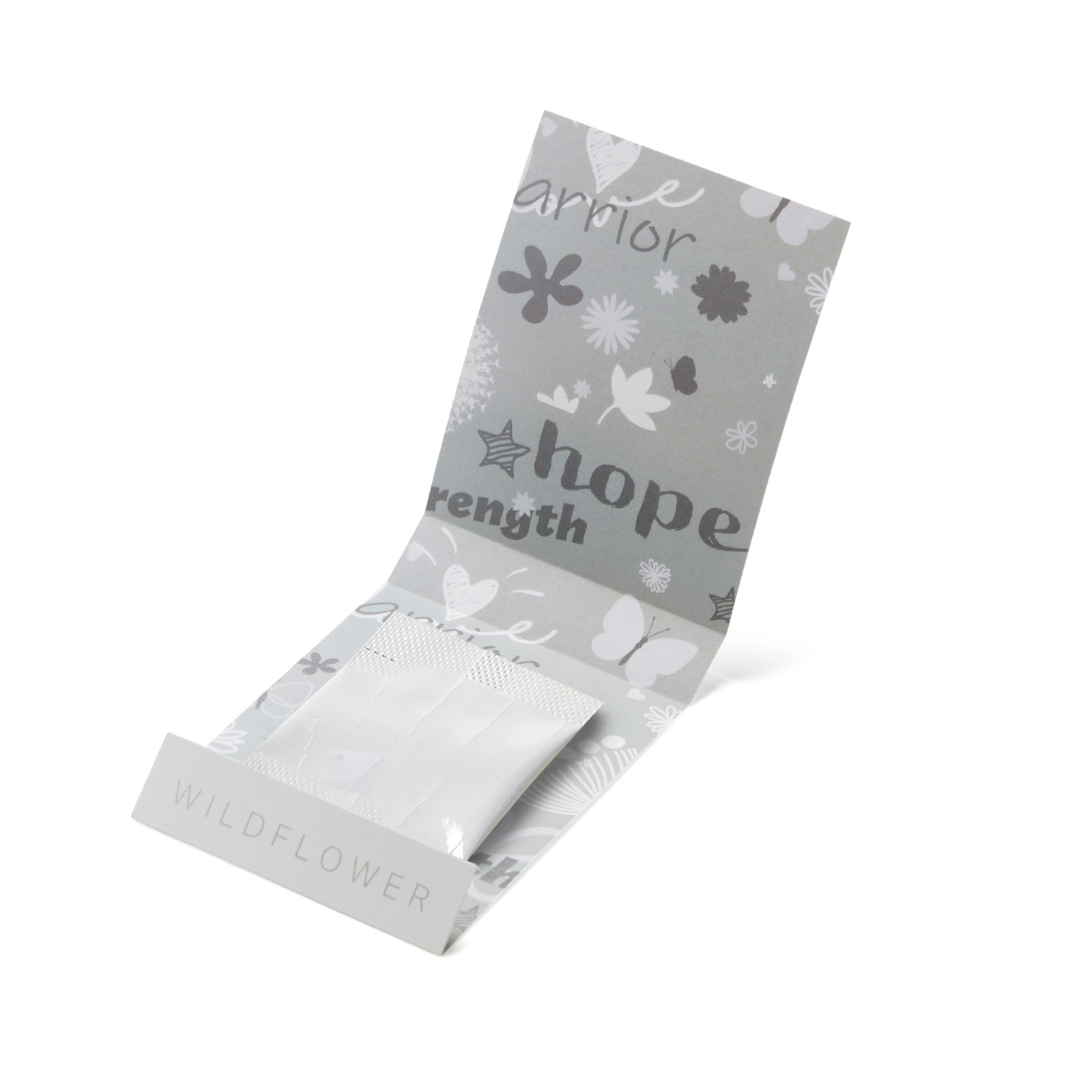 Gray Ribbon Garden of Hope Matchbook 3