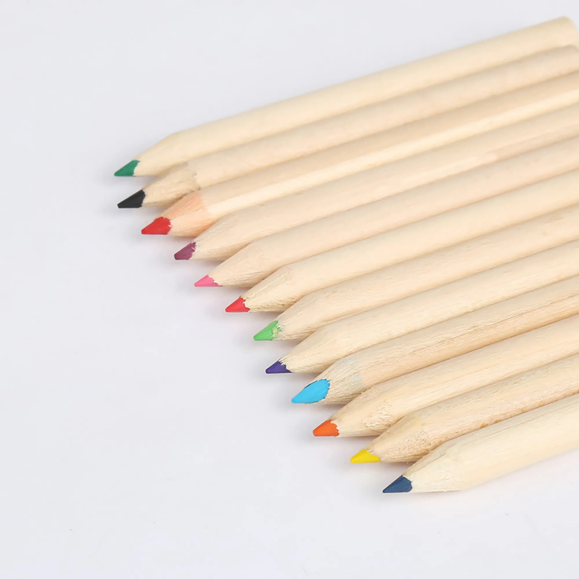 12-Piece Colored Pencil Kraft Paper Box Set MOQ50pcs 2