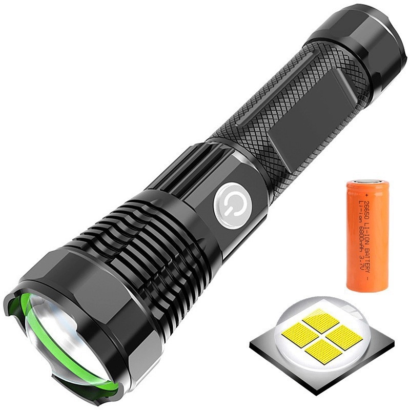 Custom Rechargeable Zoomable Flashlights 2
