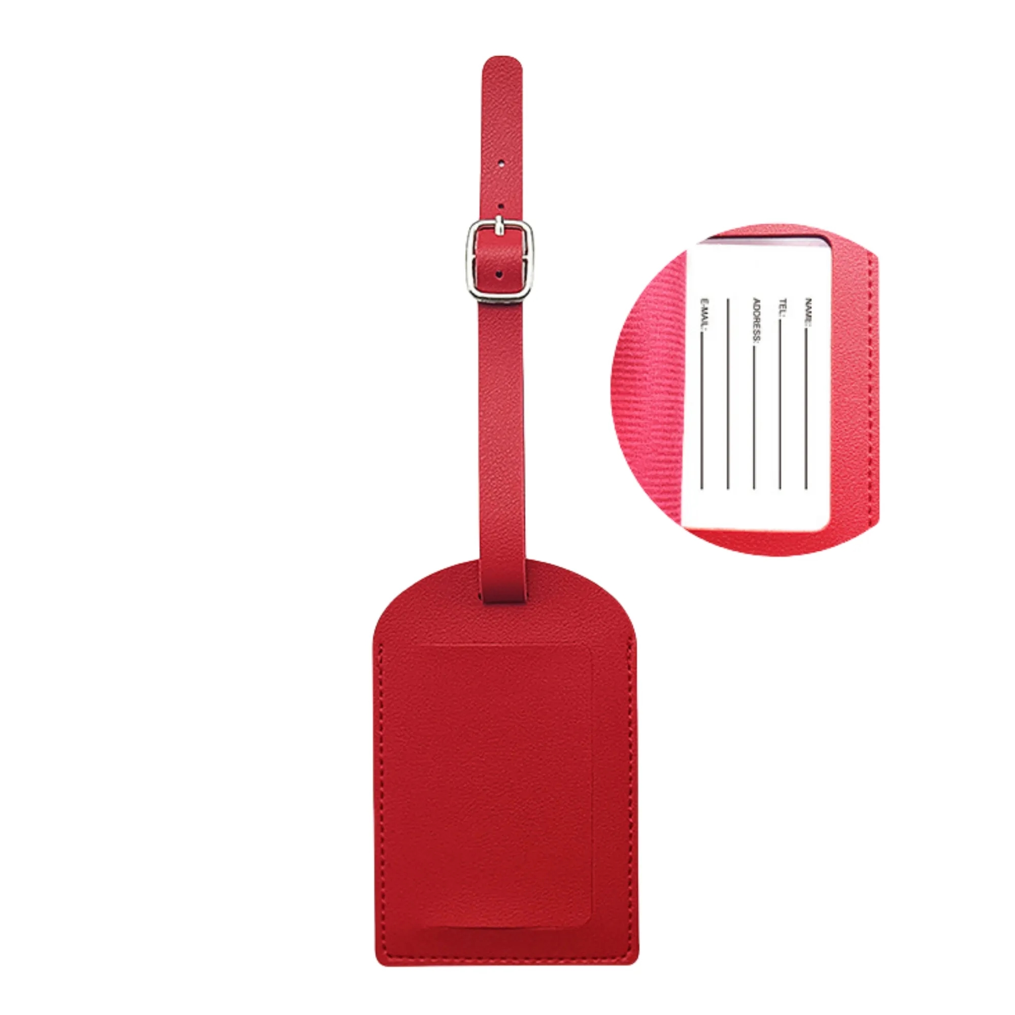 Dual Flip Multifunctional Thickened PU Luggage Tag 6