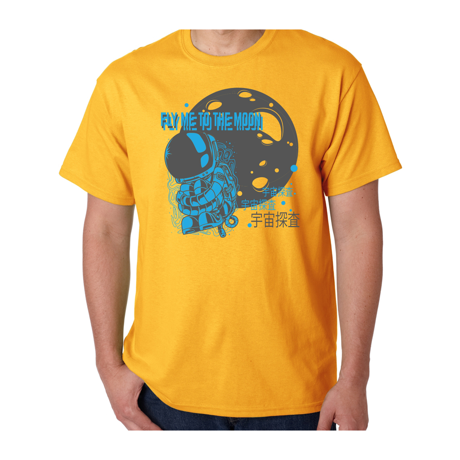 Gildan™ 5.3 oz Cotton Pre-Shrunk T-Shirt (2 Color Imprint) 43