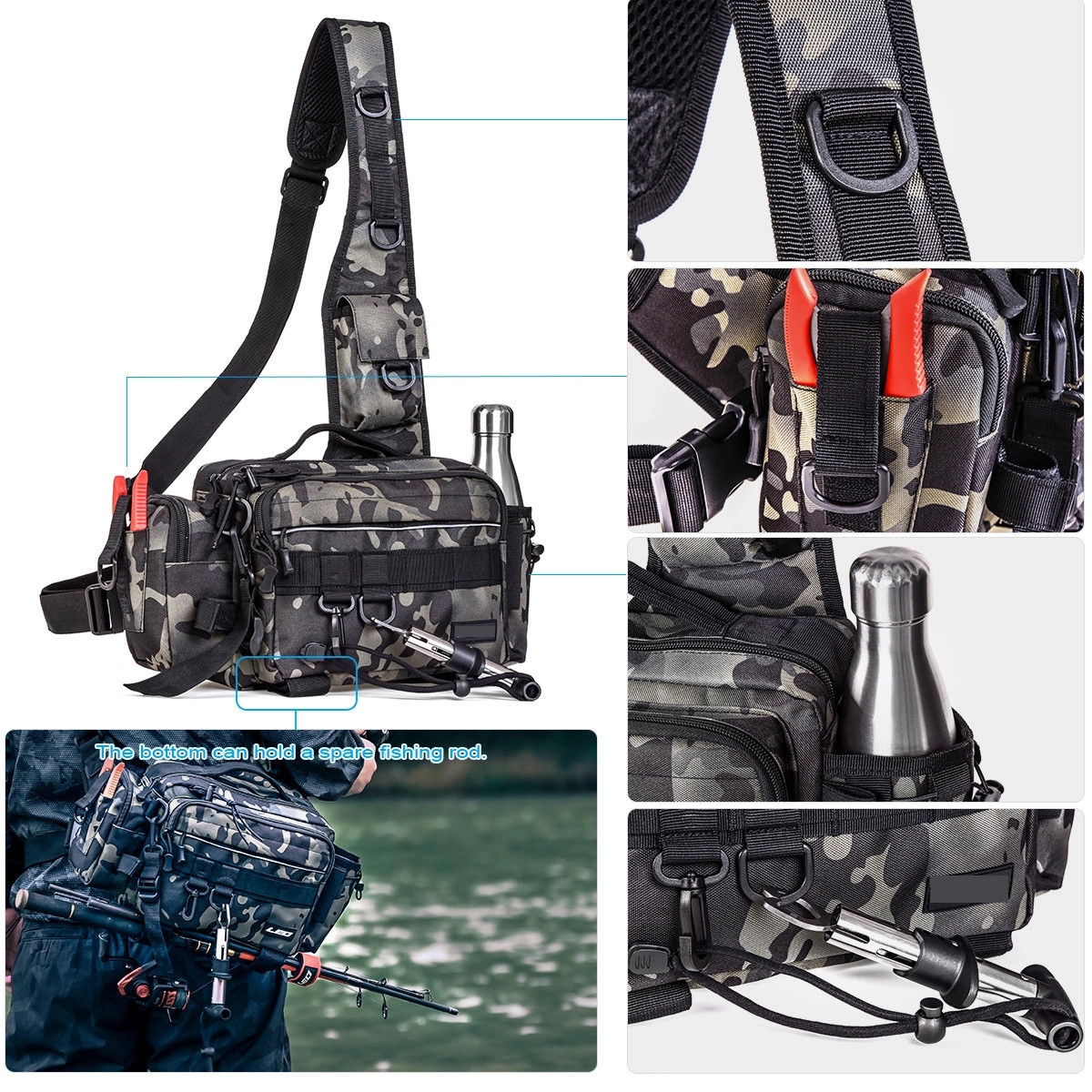 Outdoor Fishing Storage Pack 6