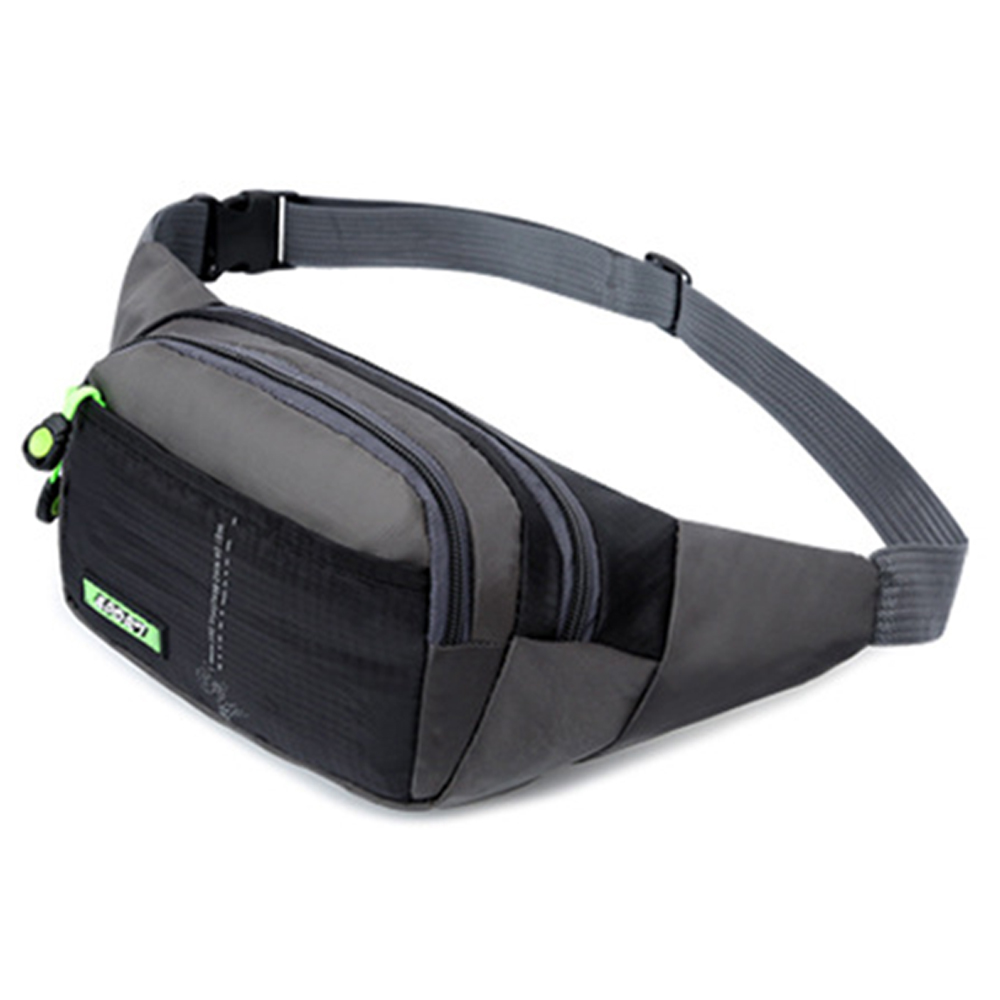 Multifunctional large nylon fanny pack waist bag chest bag 14