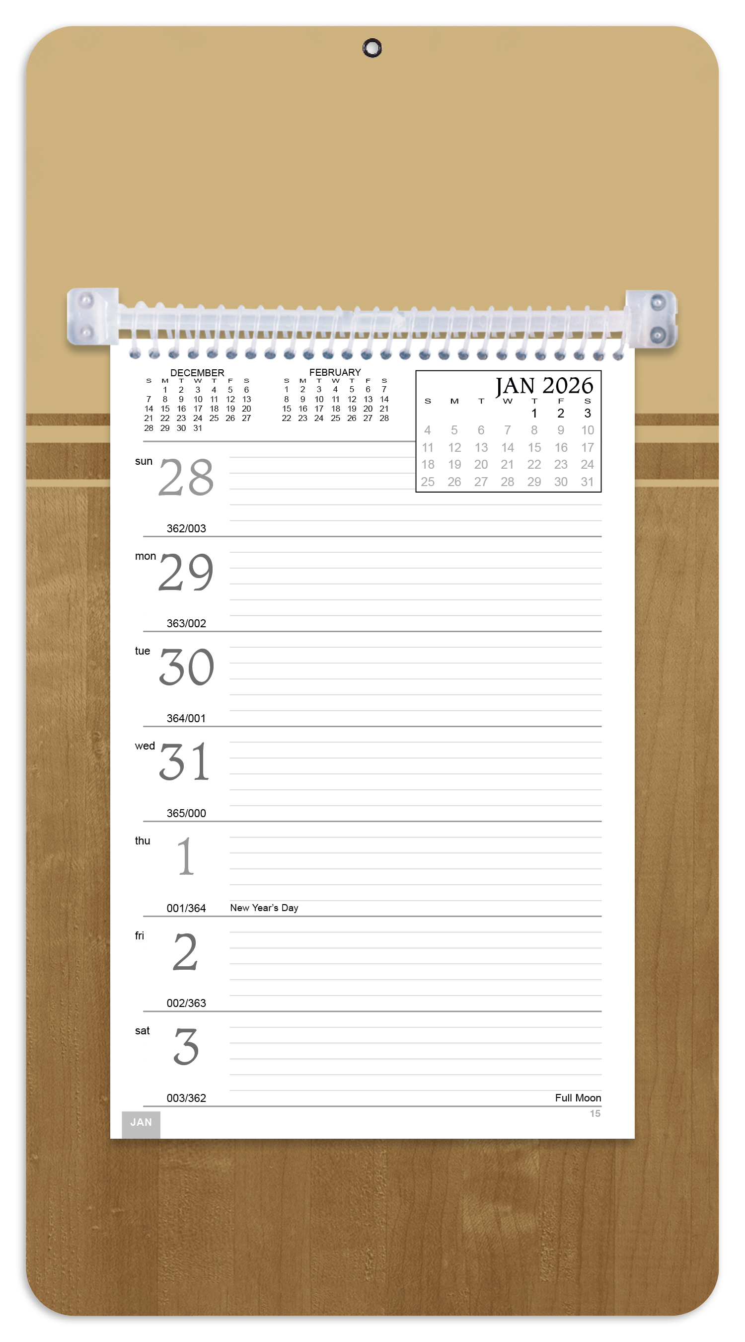 Triumph® Calendars Weekly Memo Calendar 14