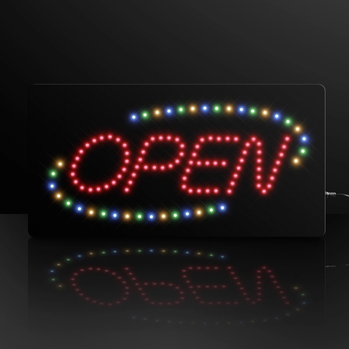 Flashign LED Open Sign for Storefronts 1