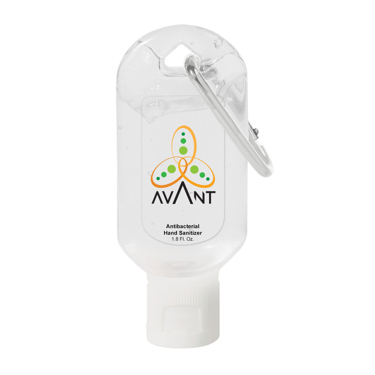 1.8 OZ. HAND SANITIZER WITH CARABINER 13