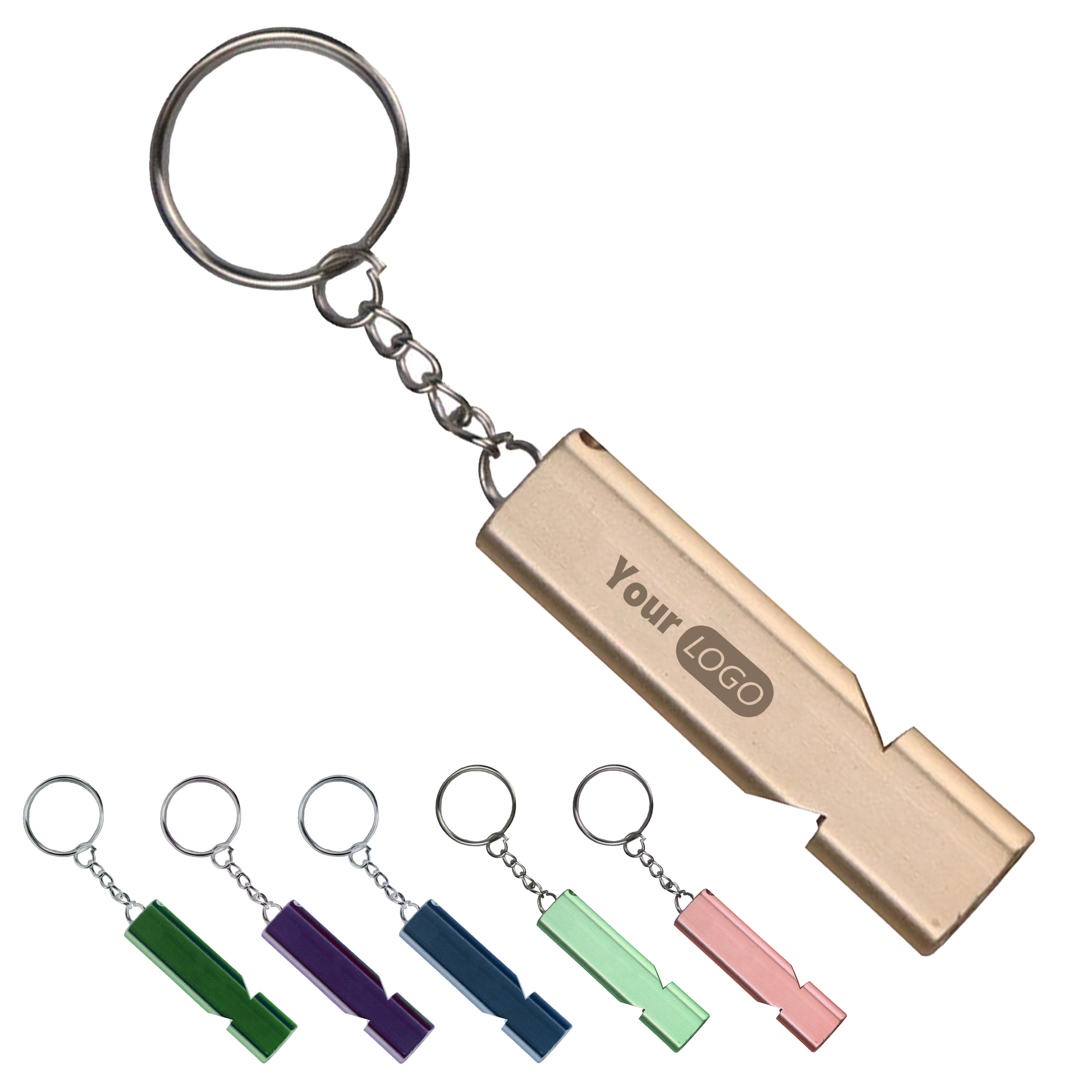 Aluminum Outdoor Survival And Rescue Whistle 1