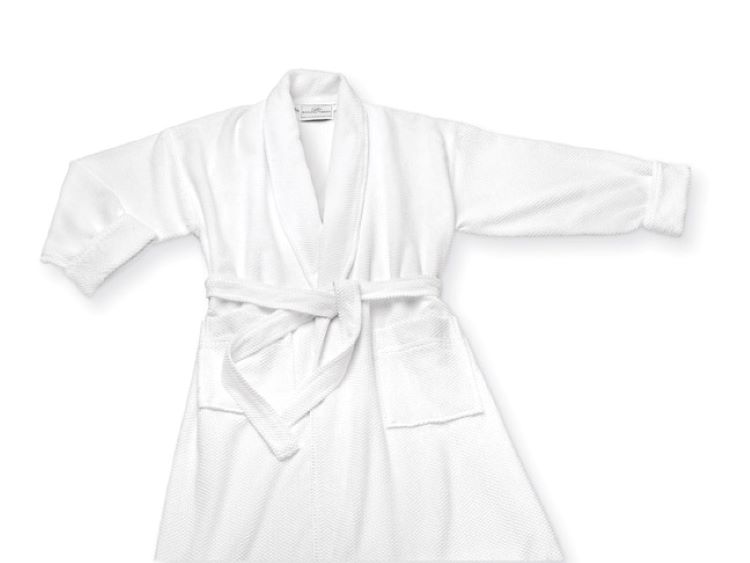 Microtec Shawl Collar Pineapple Check Bathrobe 2