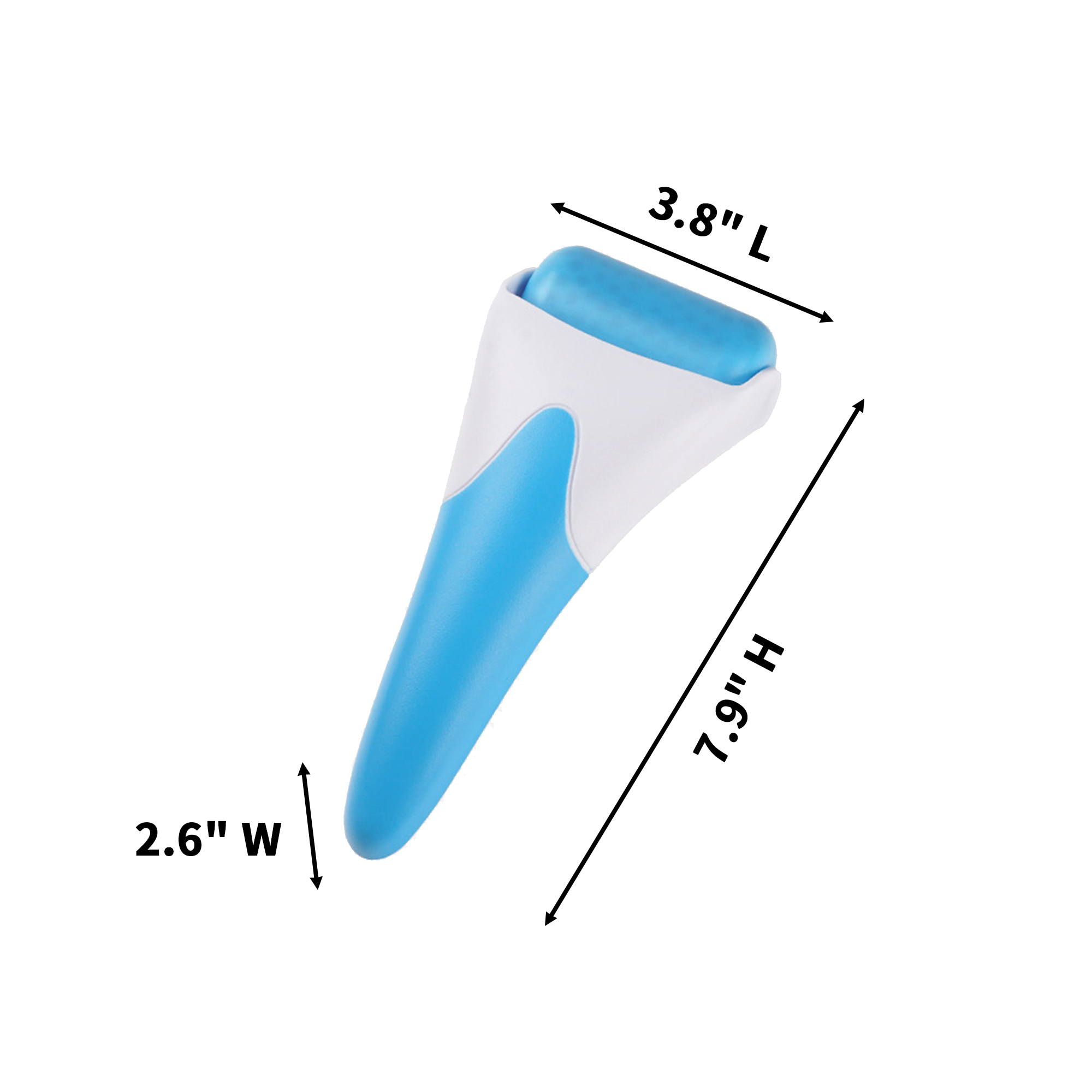 Plastic Facial Ice Massage Roller 3.8 x 2.6 x 7.9" 5