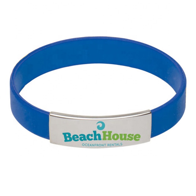 Silicone Wristband with Metal Clip 3