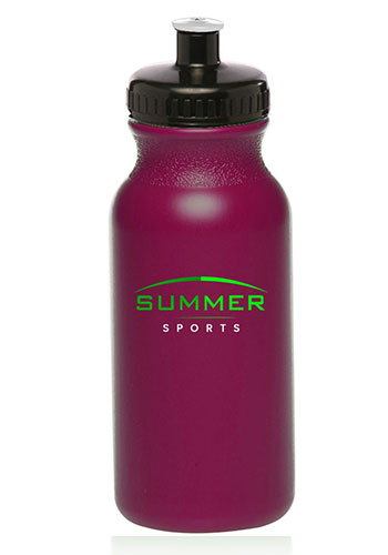 20 oz. Water Bottles with Push Cap 34