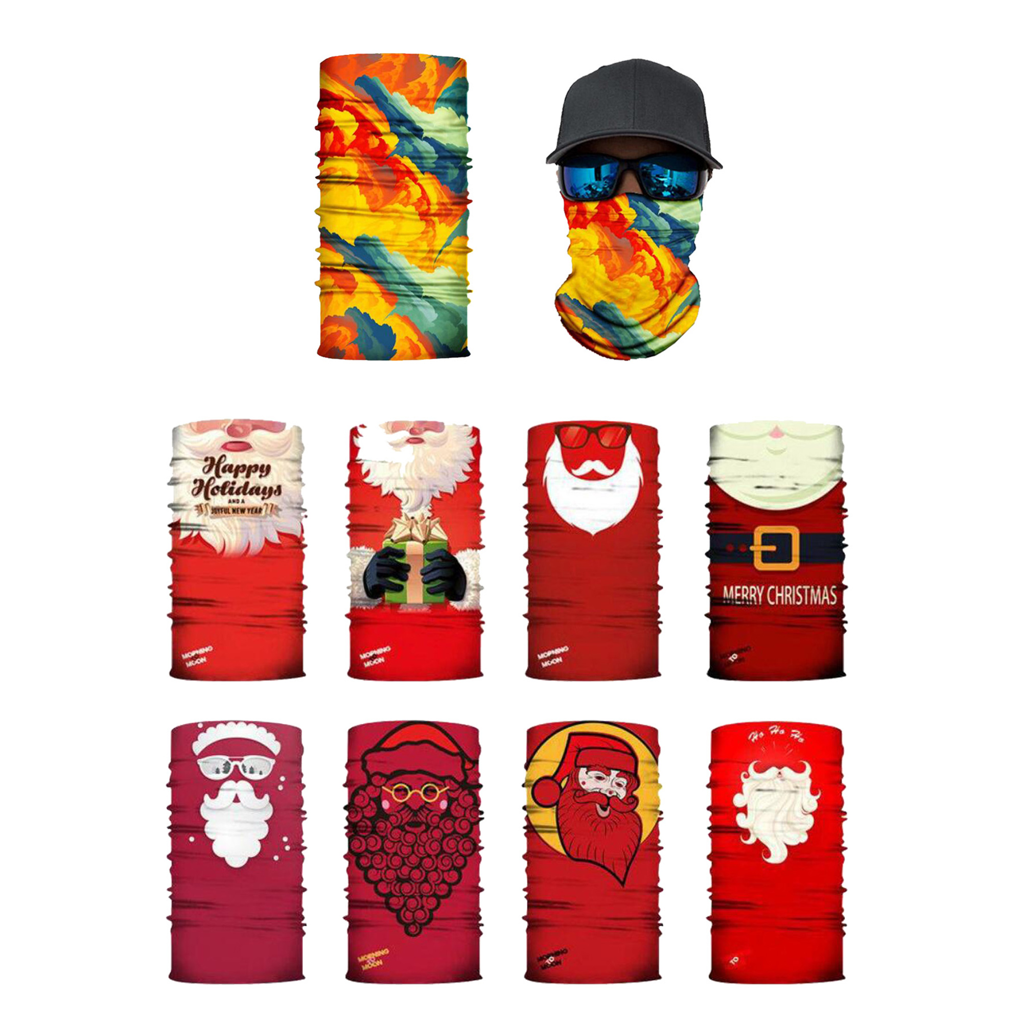 MOQ50 Versatile Athletic Neck Gaiter For Sports 5