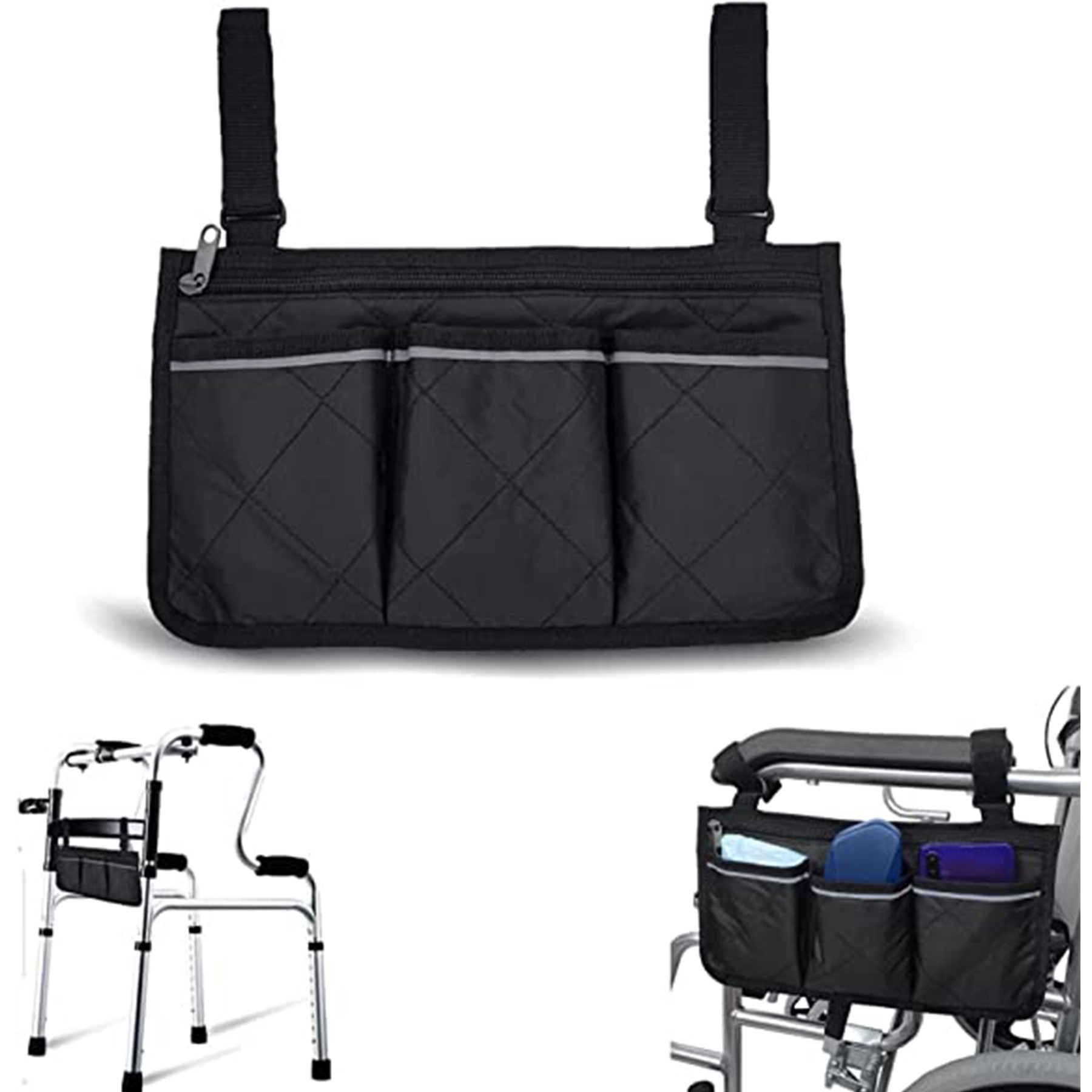 Wheelchair Armrest Bag 1