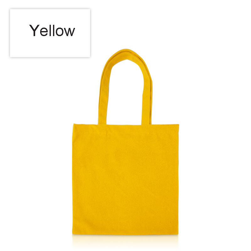 12oz Cotton Canvas Tote Bag Reusable Grocery Shopping Bags 2