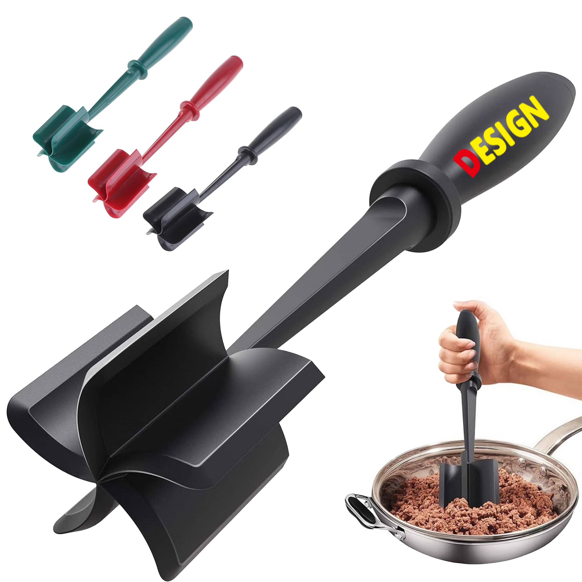 All - Purpose Meat Chopping And Stirring Utensil 2