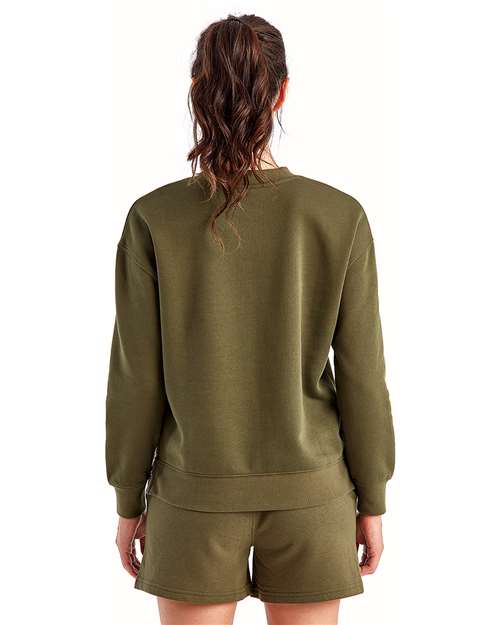 Women's Billie Side-Zip Crewneck Sweatshirt - TD600 42