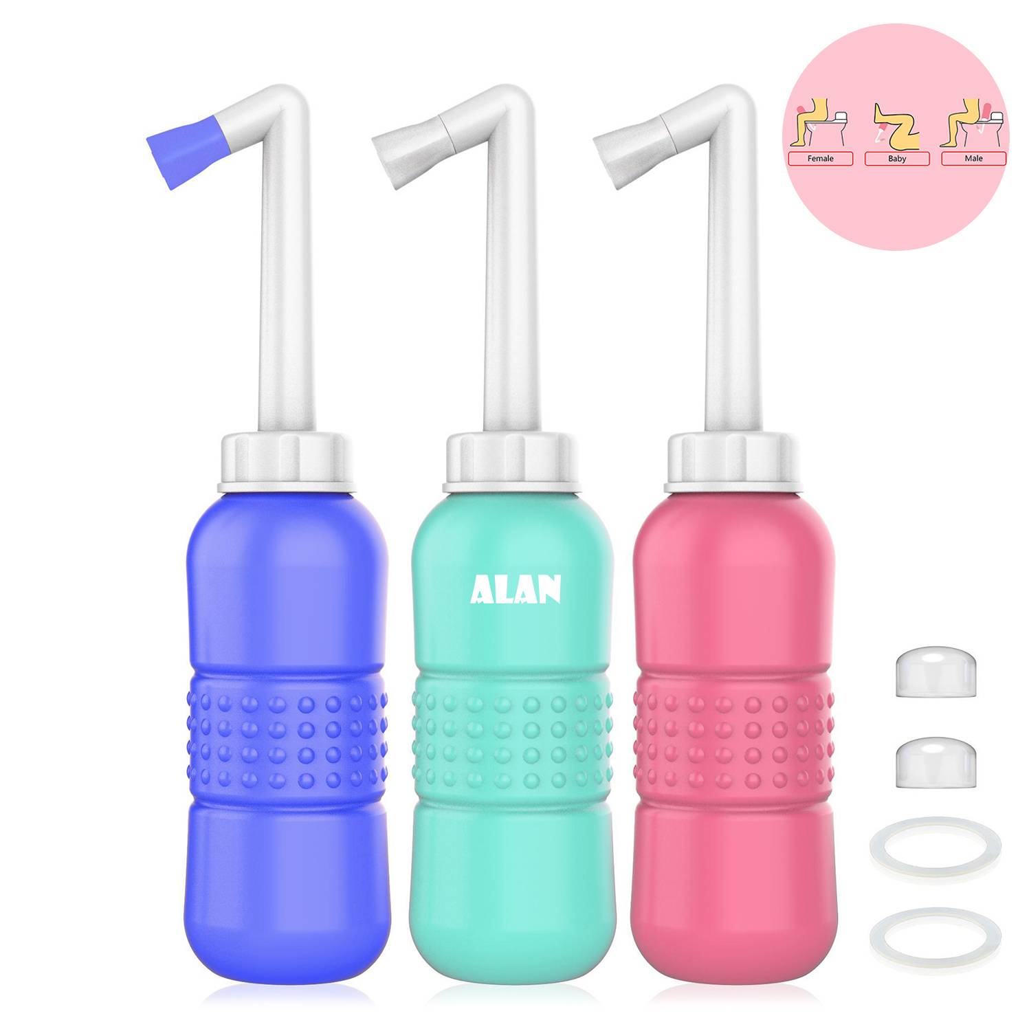 Portable Silicone Travel Waterpulse Bidet