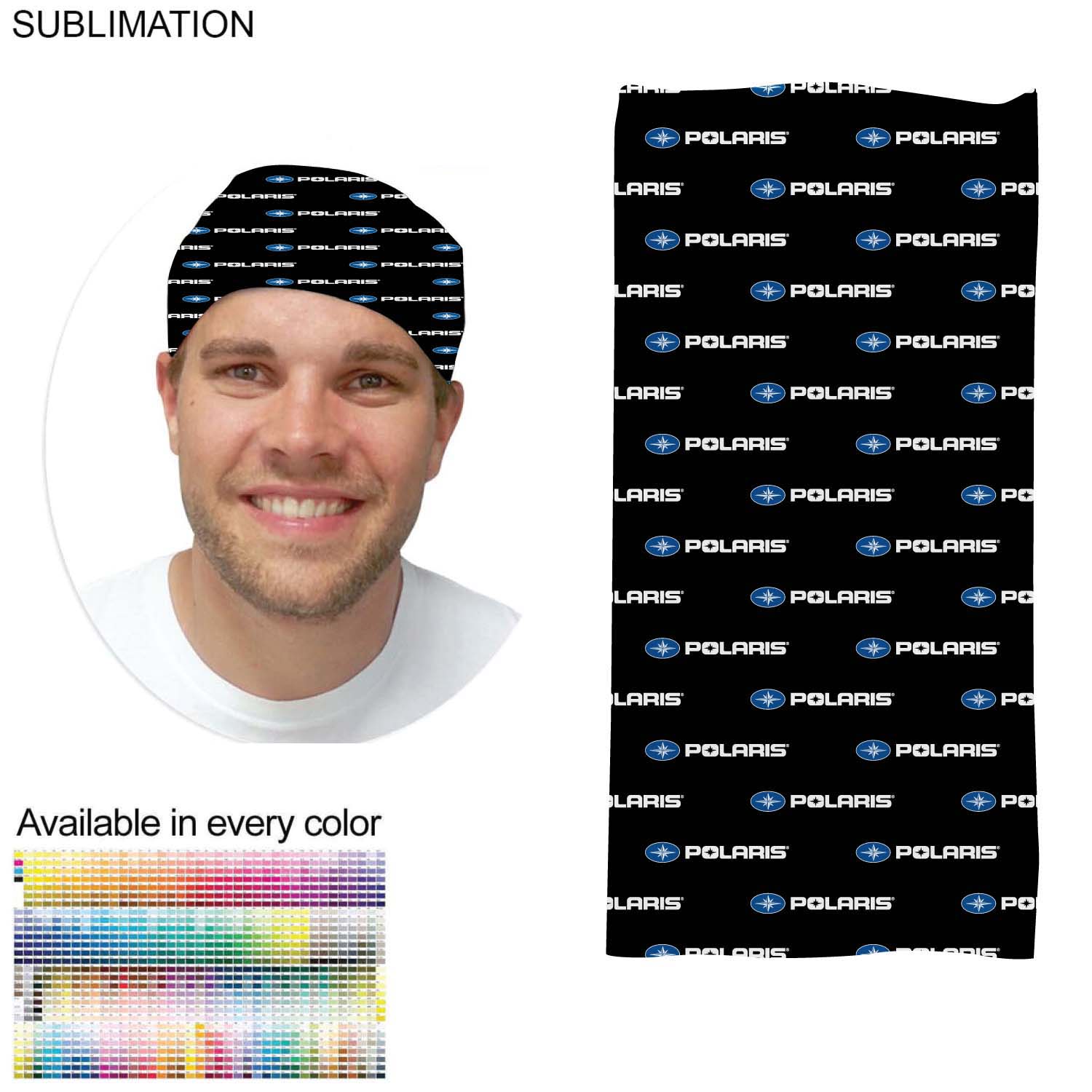 Sublimated Multifunction 2-Ply Tubular WINTER Headwear (Fandanna Bandanna) 3