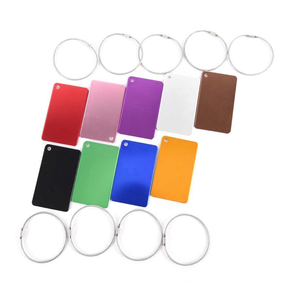 Airplane Aluminum Luggage Tag 5