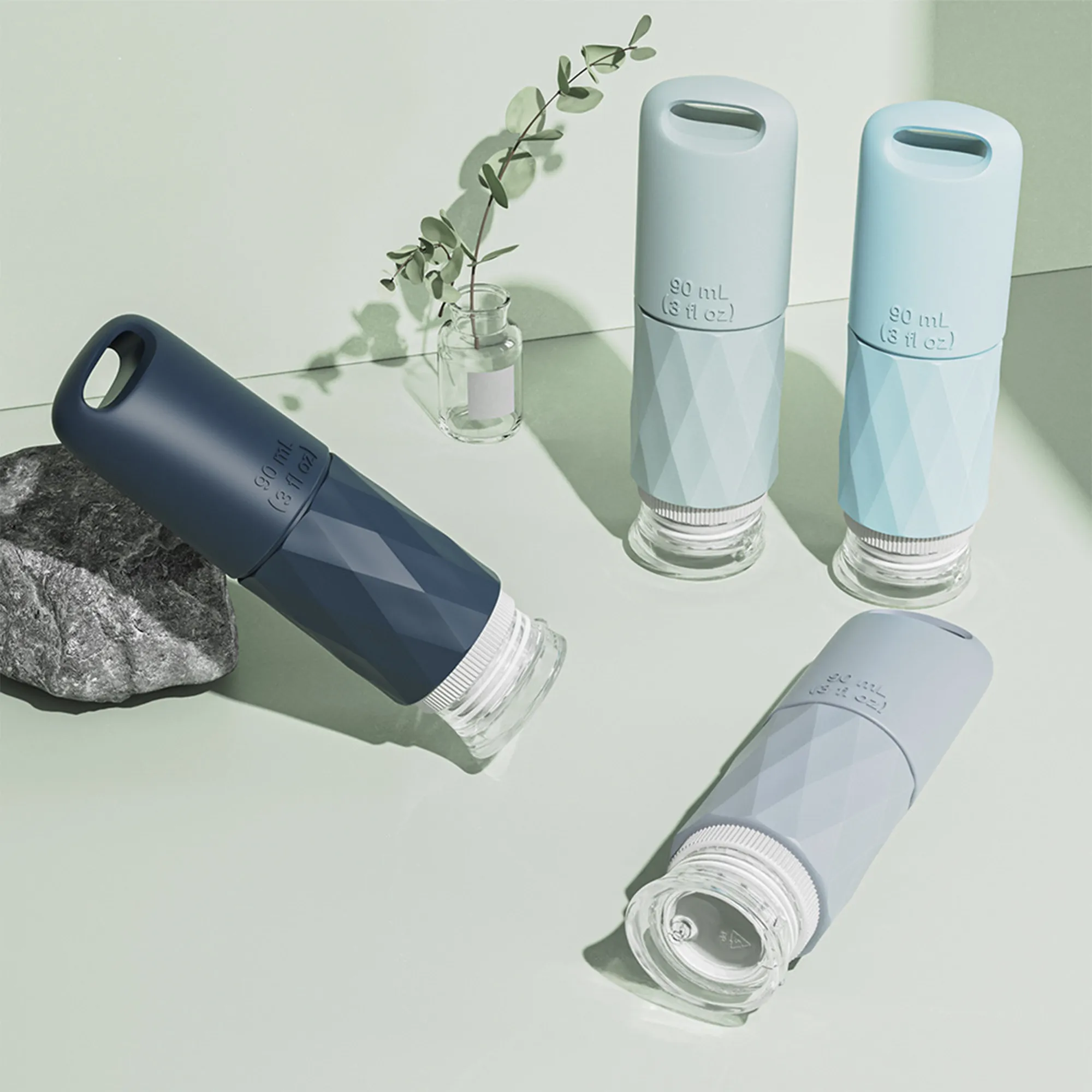 Logo Customized Portable Travel Bottles for Business Trips B 3