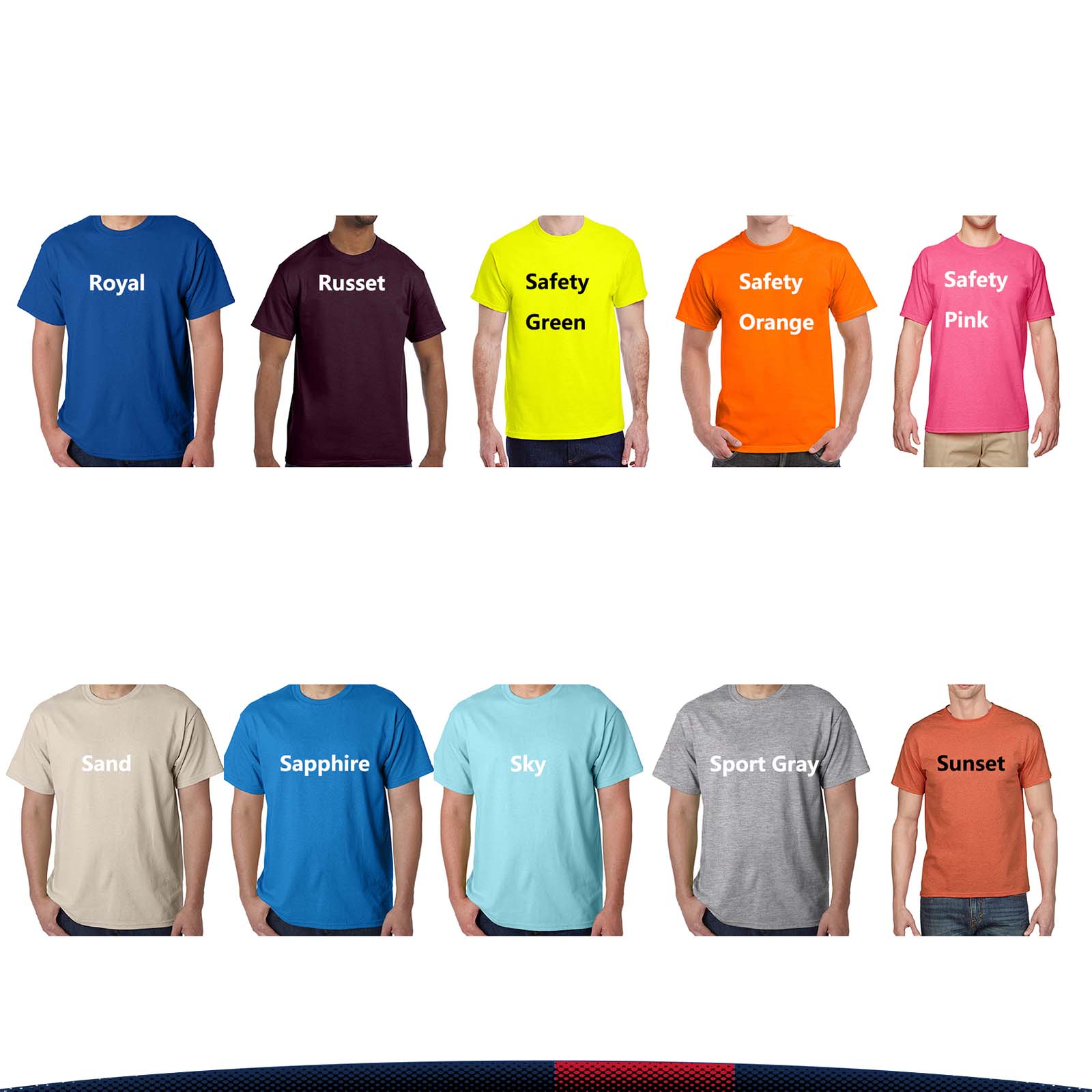Gildan® Cotton Preshrunk T-Shirts 12