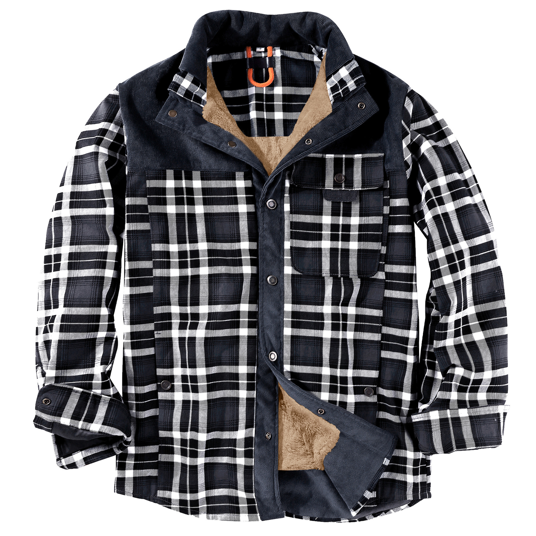Men's Casual Plaid Shirt 16